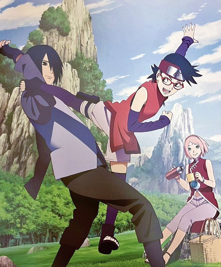 Gabungan Gen Jenius dari Sasuke dan Sakura